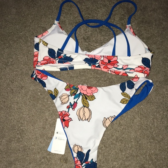 NWT Cupshe Floral Bikini - Picture 3 of 7